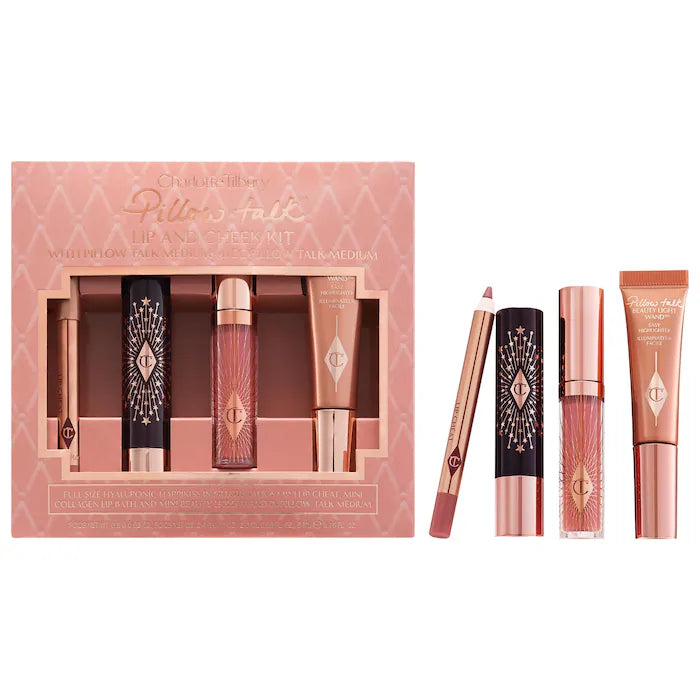 Charlotte Tilbury
Pillow Talk Iconic Lip and Cheek Secrets Set