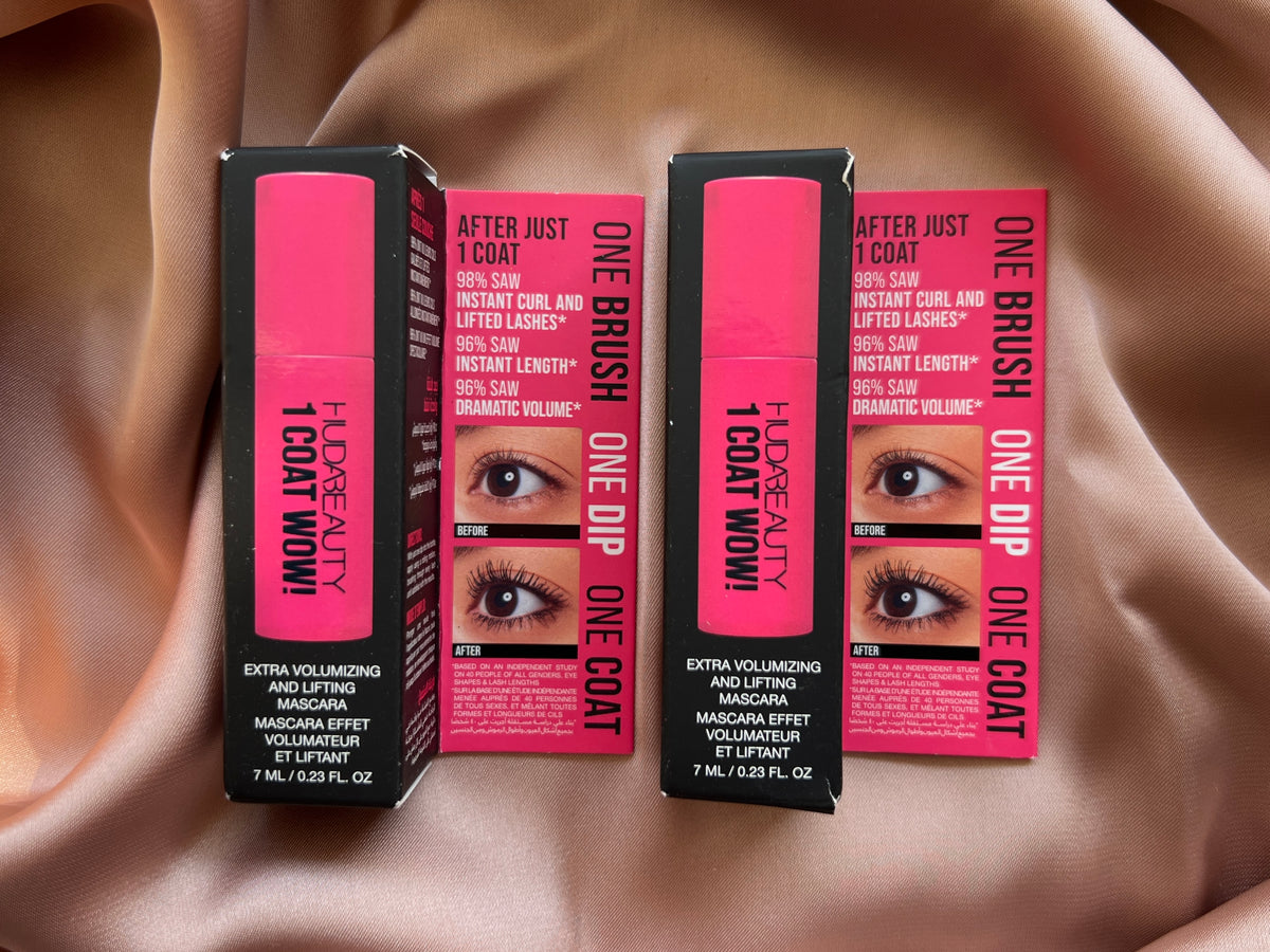 HUDA BEAUTY
1 Coat WOW! Extra Volumizing and Lifting Mascara