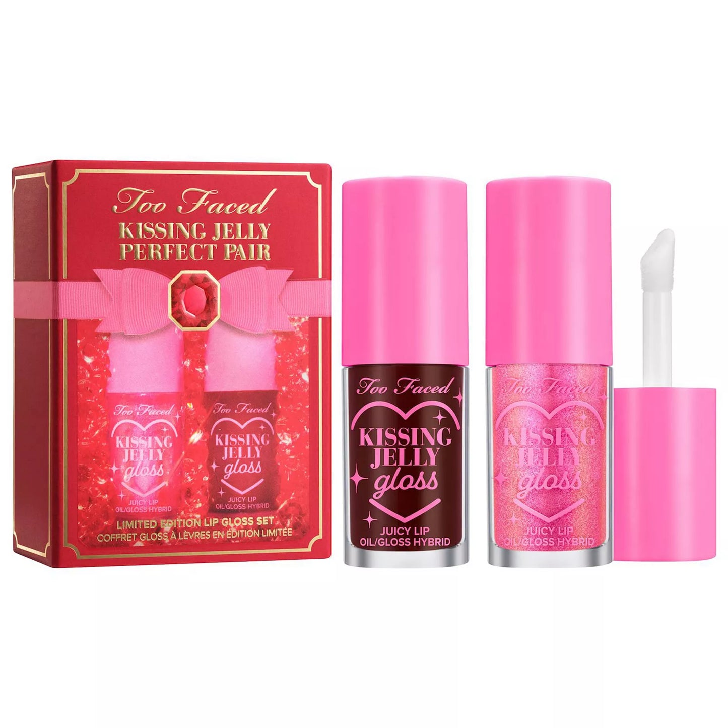 Too Faced Kissing Jelly Lip Oil Gloss ( sold seperately)