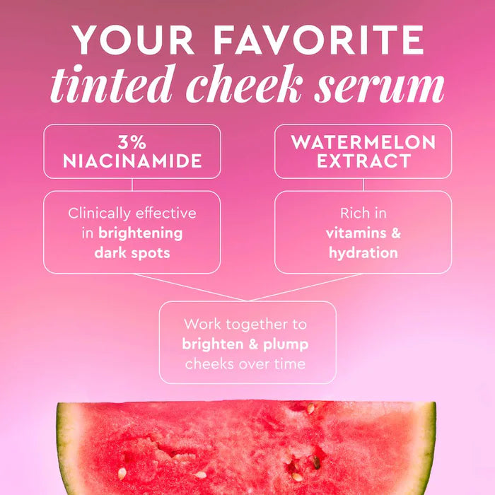 Glow Recipe
Watermelon Glow Niacinamide Dewy Flush - Brightening Serum Blush