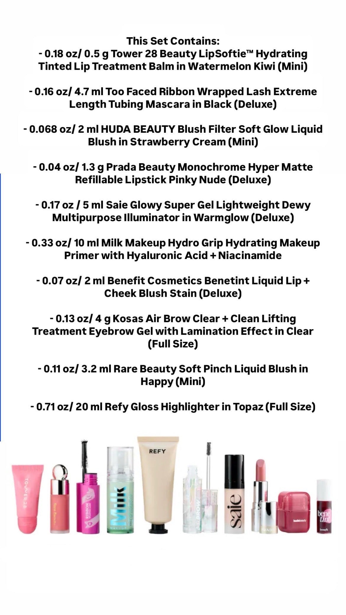 Sephora Favorites
Gleamy Dreamy Makeup Value Set ( Sold seperately )