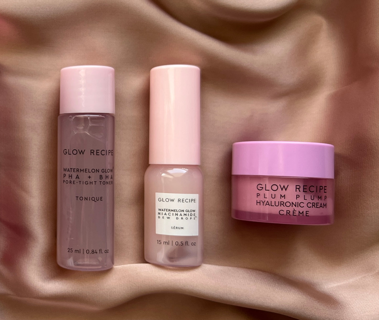 Glow recipe glow & plump set ( Sold seperately)