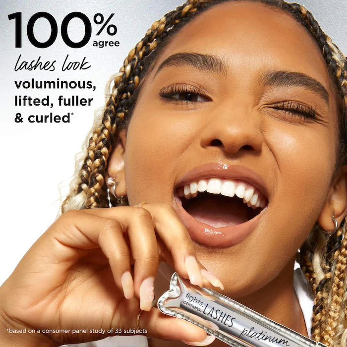 tarte
lights, camera, lashes™ 4-in-1 volumizing & conditioning platinum mascara