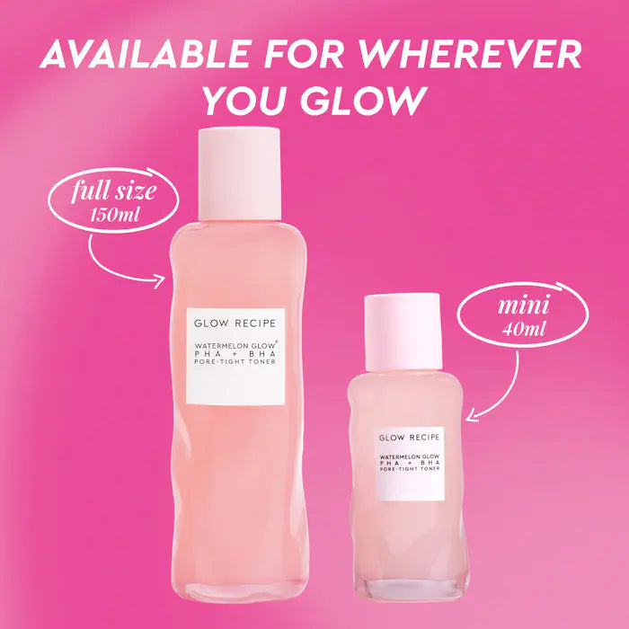 Glow Recipe
Mini Watermelon Glow PHA + BHA Pore-Tight Toner
