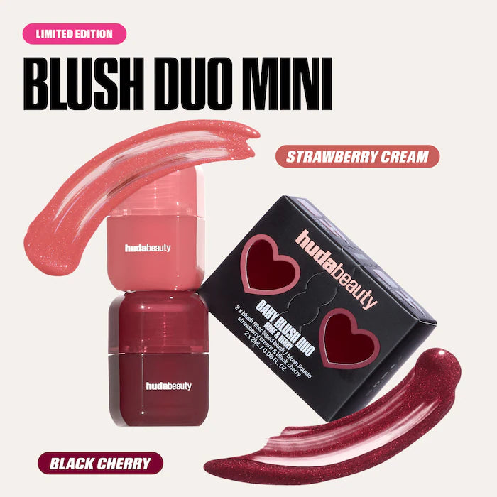 HUDA BEAUTY
Mini Baby Blush Duo Set