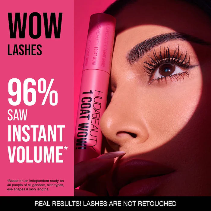 HUDA BEAUTY
1 Coat WOW! Extra Volumizing and Lifting Mascara