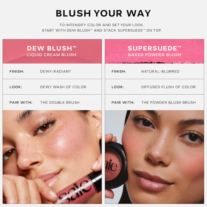 Saie
Dew Blush Blendable Liquid Blush