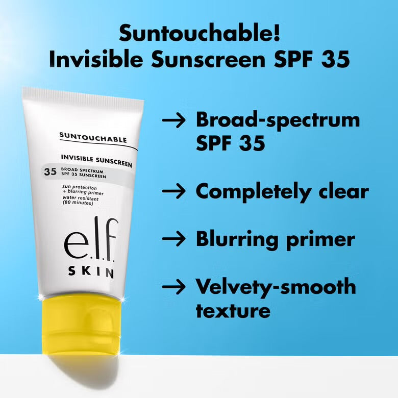 Elf Suntouchable Invisible Sunscreen SPF 35 Mini