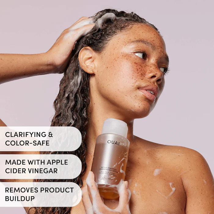 OUAI
Detox Clarifying Shampoo with Apple Cider Vinegar