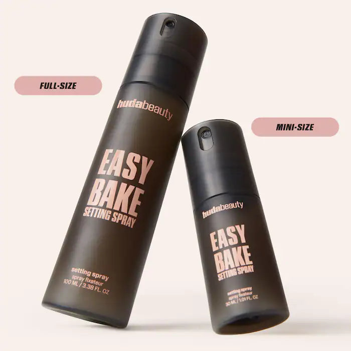 HUDA BEAUTY
Mini Easy Bake Blurring Setting Spray with 16-Hour Wear ( without packaging )