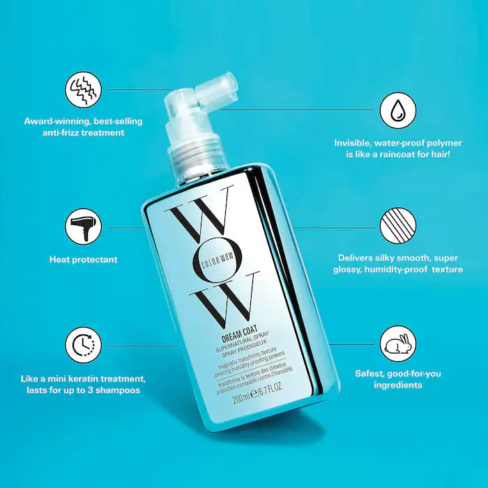 COLOR WOW
Mini Dream Coat Supernatural Spray Anti-Frizz Treatment