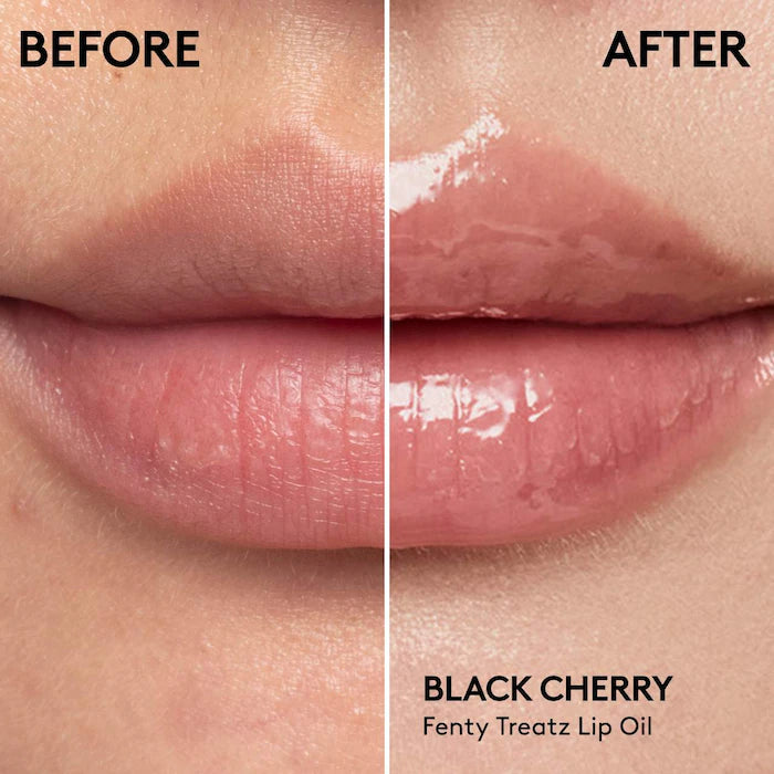 Fenty Beauty by Rihanna 
Fenty Treatz Hydrating + Strengthening Lip Oil