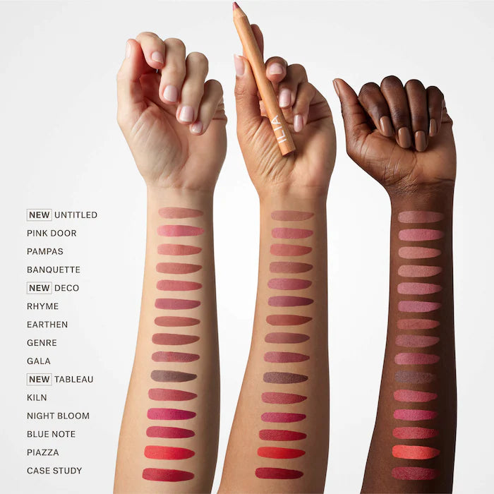 ILIA 
Lip Sketch Hydrating Lipstick + Lip Liner Crayon