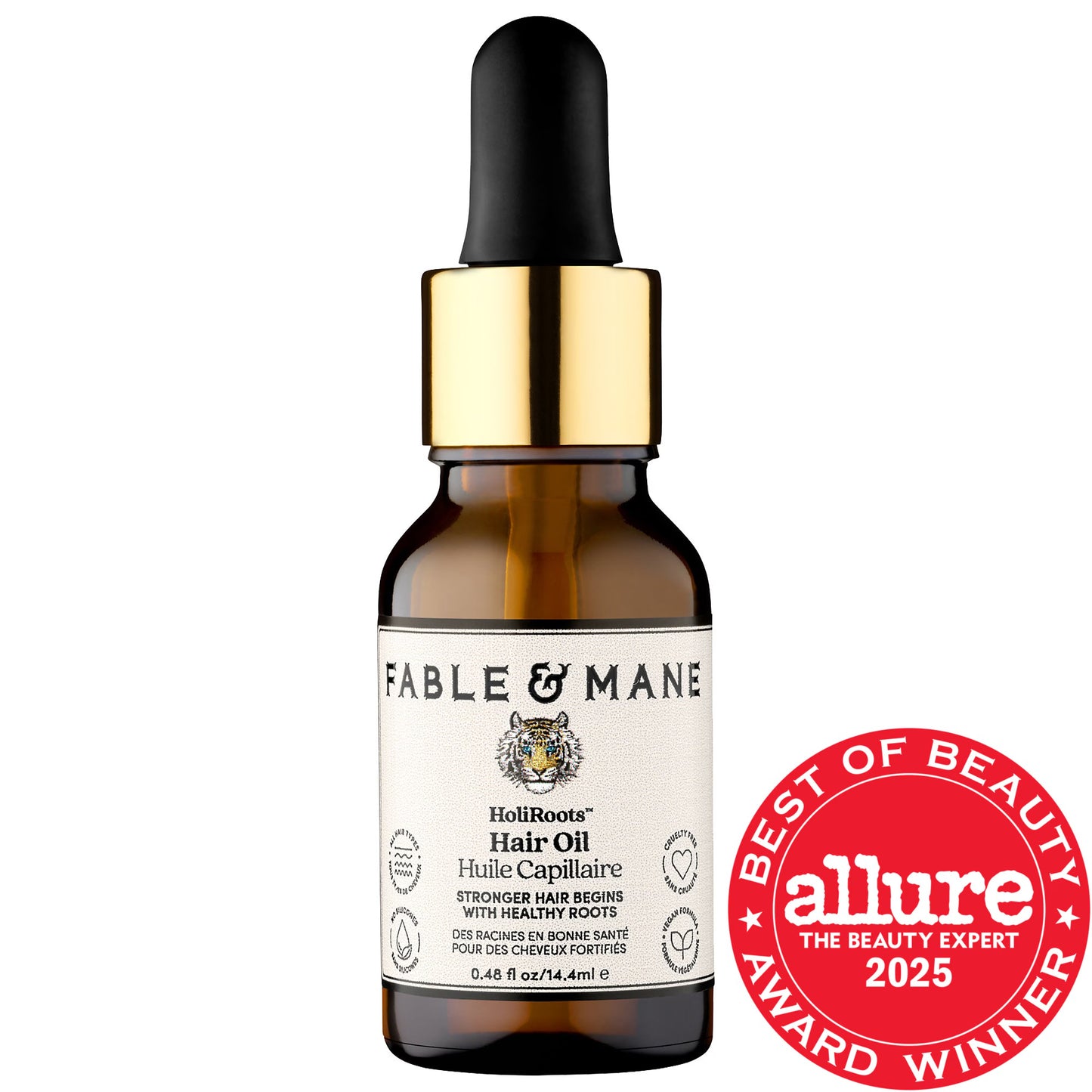 Fable & Mane 
Mini HoliRoots™ Pre-Wash Treatment Oil for Thinning Hair