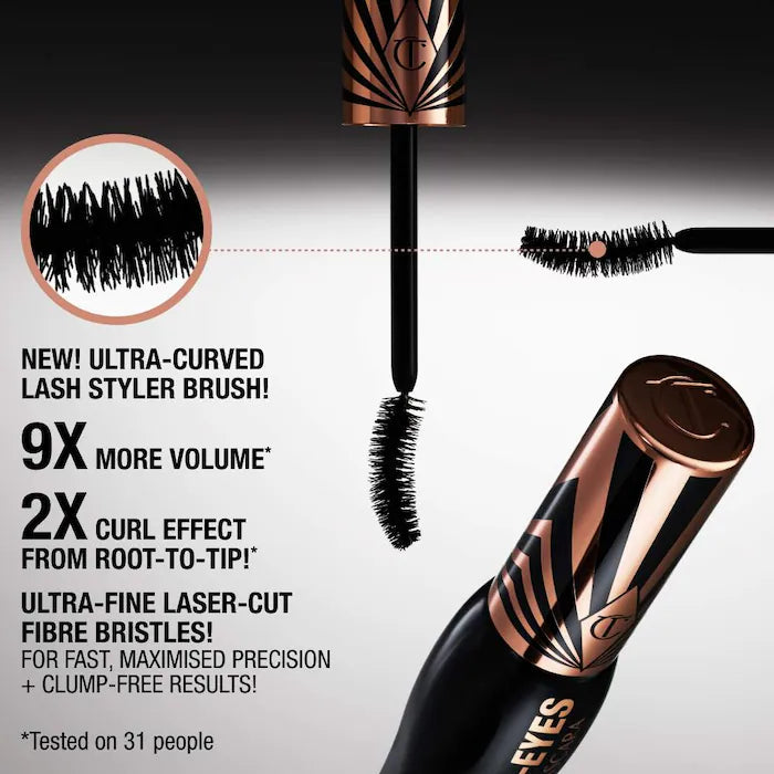 Charlotte Tilbury 
Mini Exagger-eyes Volumizing and Curling Mascara