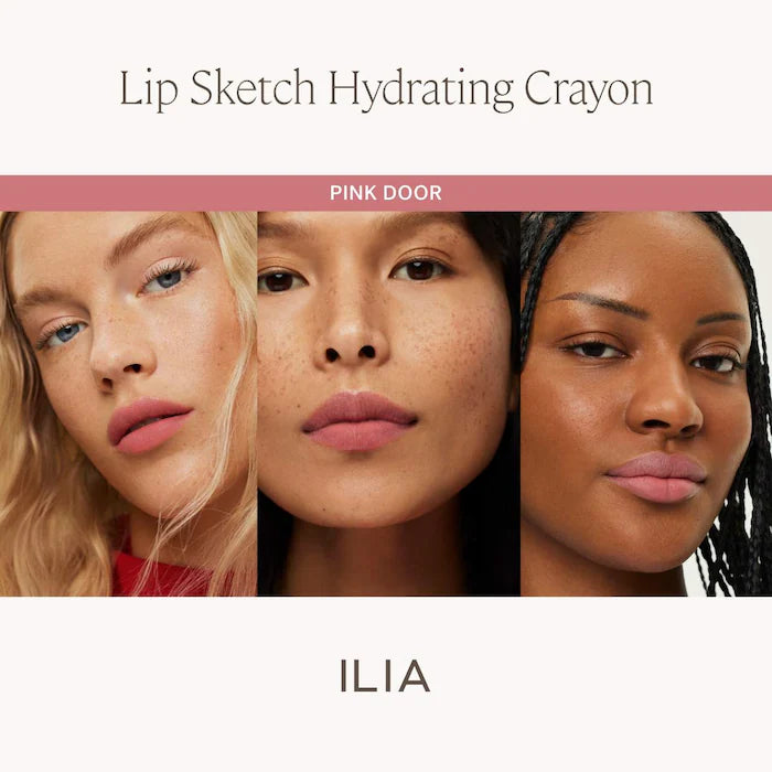 ILIA 
Lip Sketch Hydrating Lipstick + Lip Liner Crayon