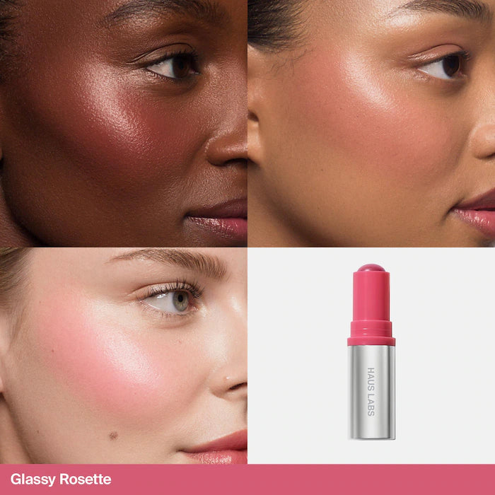 HAUS LABS BY LADY GAGA 
Color Fuse Longwear Hydrating Glassy Lip + Cheek Blush Balm Stick ( without packaging)