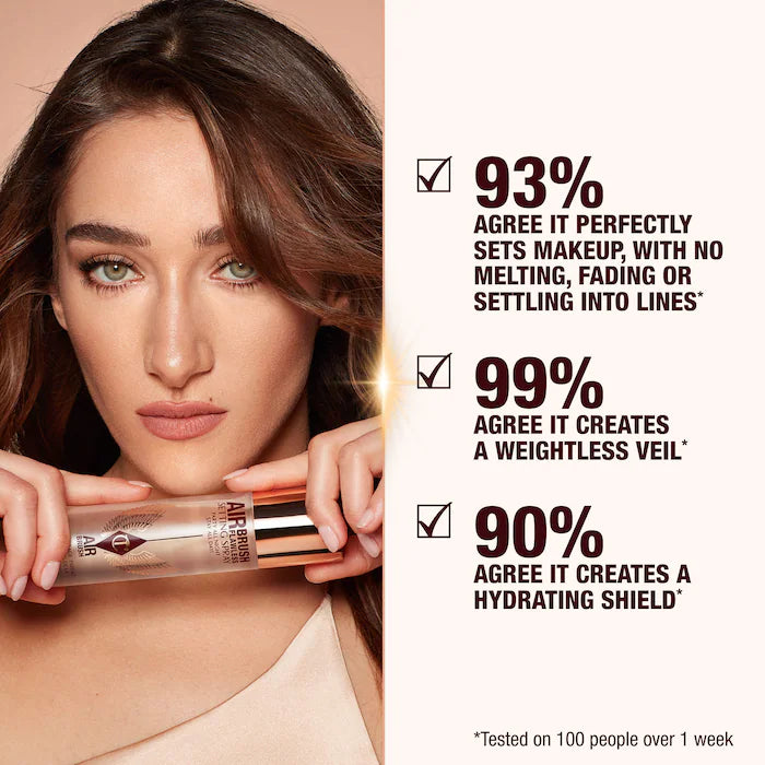 Charlotte Tilbury 
Mini Airbrush Flawless Setting Spray Duo Gift Set  ( sold seperately )