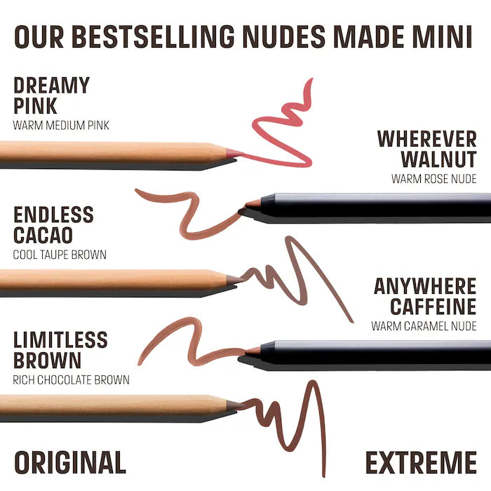MAKE UP FOR EVER 
Mini Artist Color Pencil Original & Extreme Long-lasting Lip Liner Set
