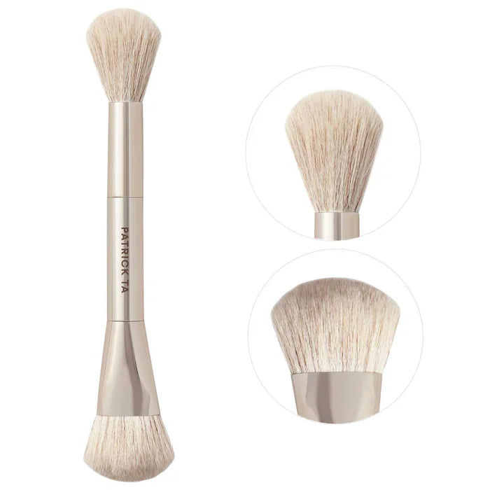 PATRICK TA 
Dual Ended Precision Blush Brush