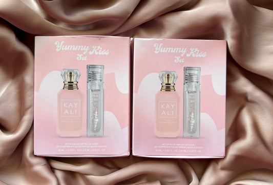 KAYALI YUMMY KISS SET - Yum Marshmallow + Faux Filler Gloss Glassy