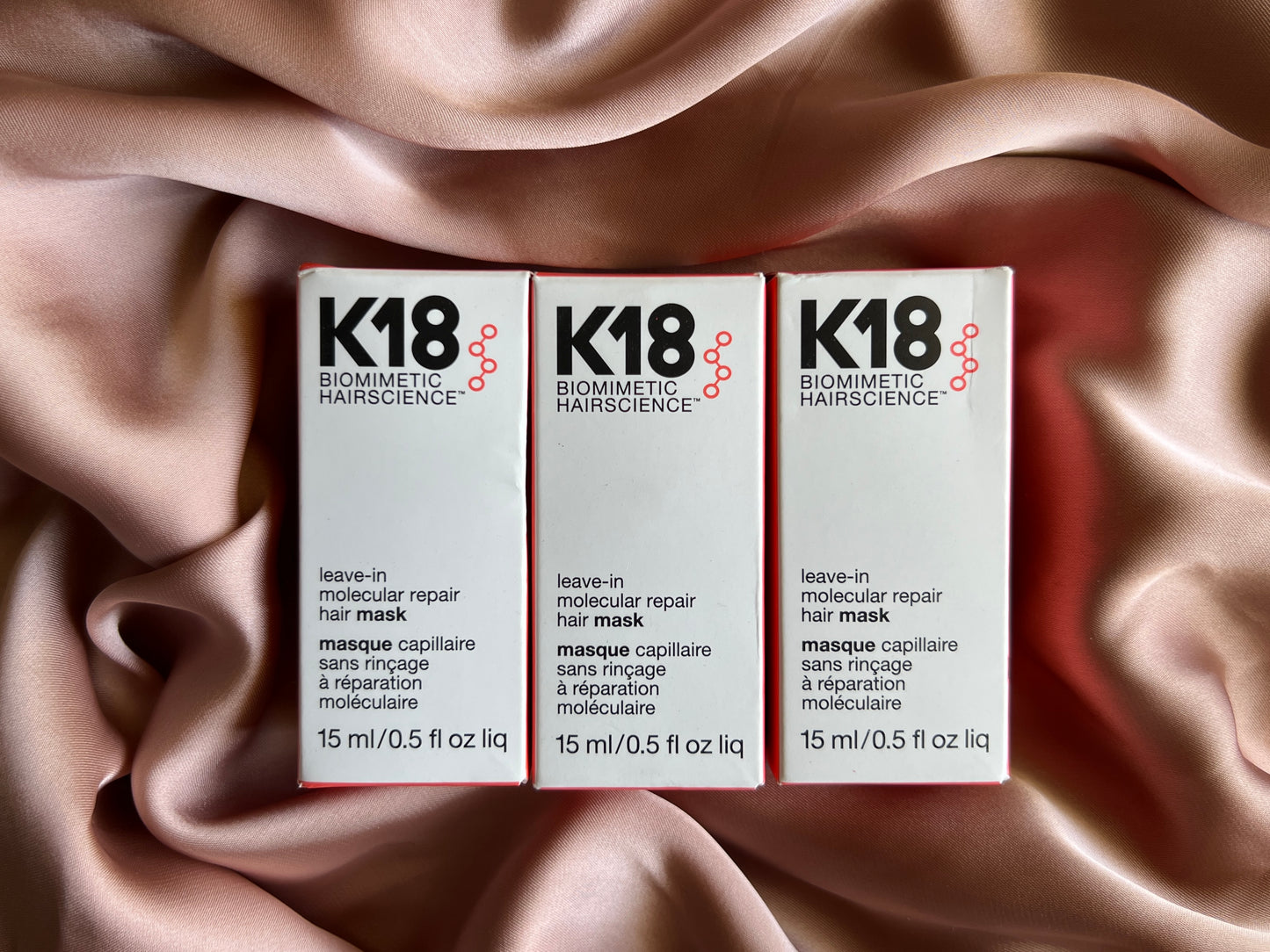 K18 Biomimetic Hairscience 
Leave-In Molecular Repair Hair Mask