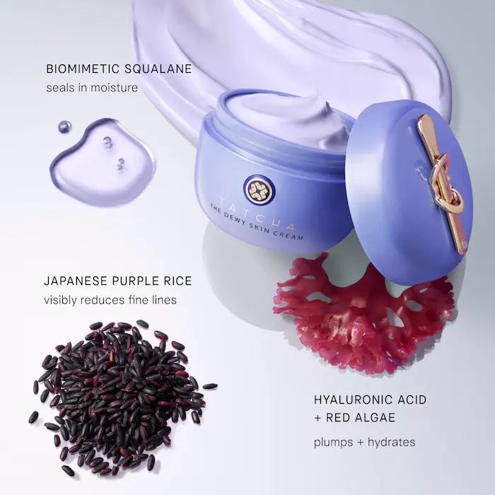Tatcha 
The Dewy Skin Cream Hydrating & Firming Refillable Moisturizer