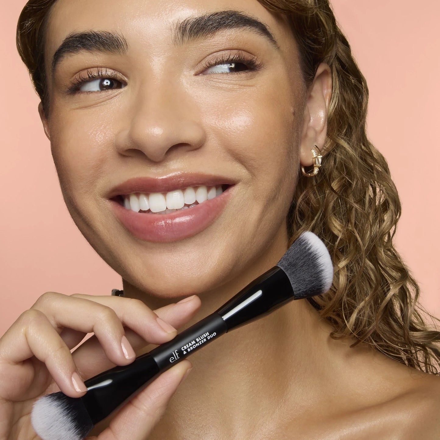 Elf Cream Blush & Bronzer Duo Brush