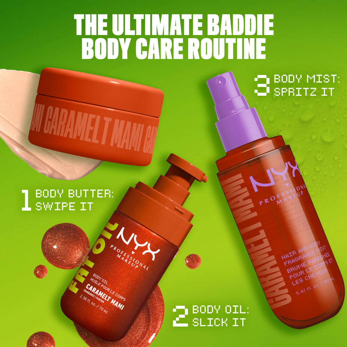 NYX CARAMELT MAMI FAT OIL BODY BUTTER