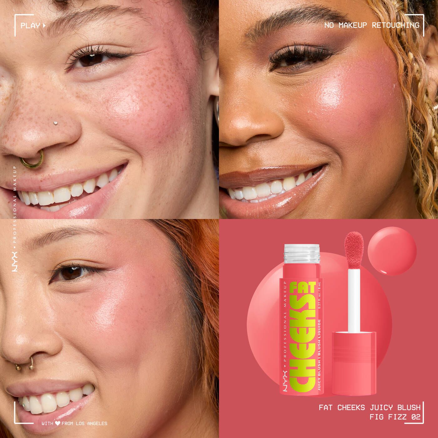 NYX FAT CHEEKS JUICY LIQUID BLUSH
