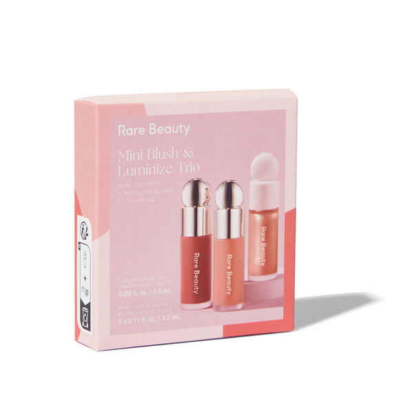 RARE BEAUTY Mini Blush And Luminize Trio ( sold seperately )