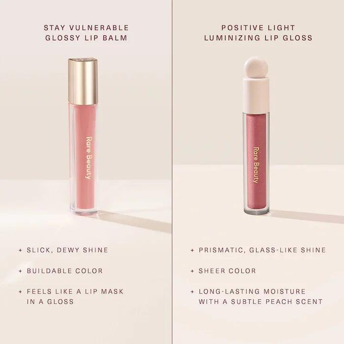 Rare Beauty by Selena Gomez 
Positive Light Luminizing Lip Gloss (without packaging)