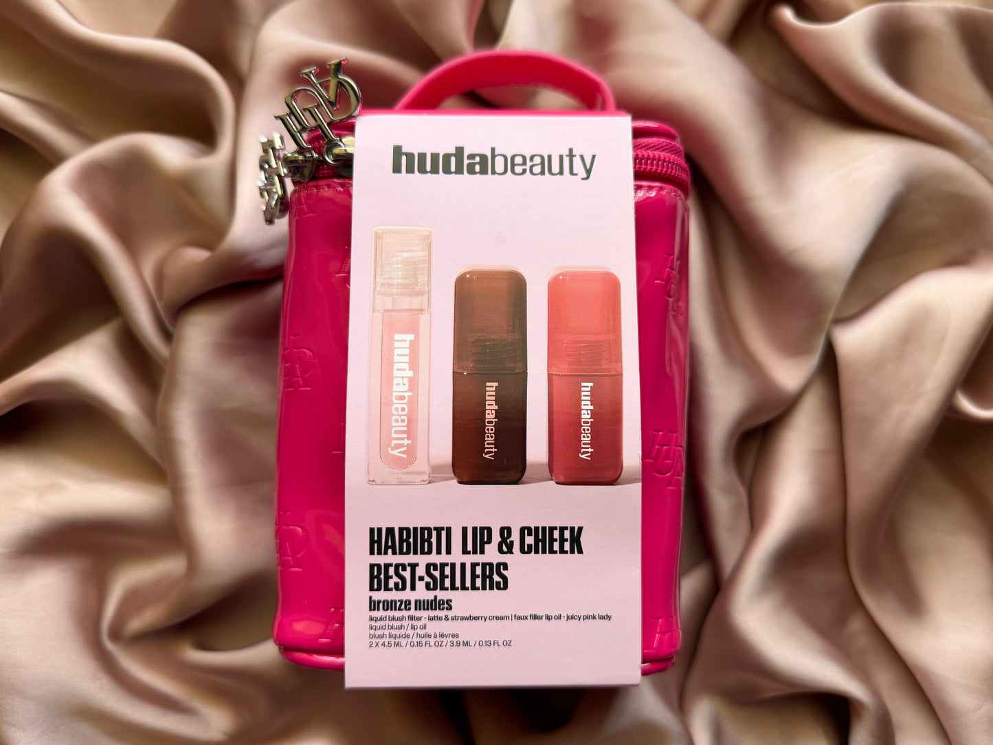HUDA BEAUTY
Habibti Lip & Cheek Best-Sellers Bronze Nudes Set