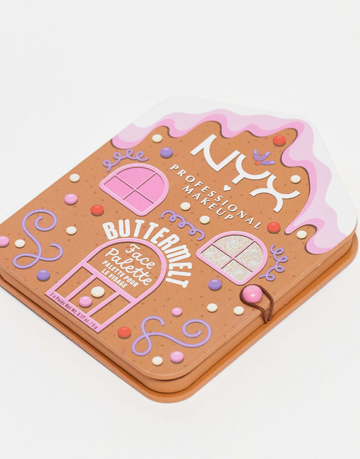 NYX DUO BLUSH & HIGHLIGHTER - GINGERBADDIES LAND PALETTE