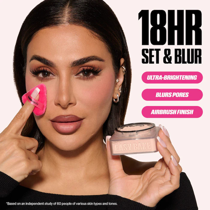 HUDA BEAUTY 
Mini Easy Bake Loose Baking & Setting Powder ( NEW PACKAGING )