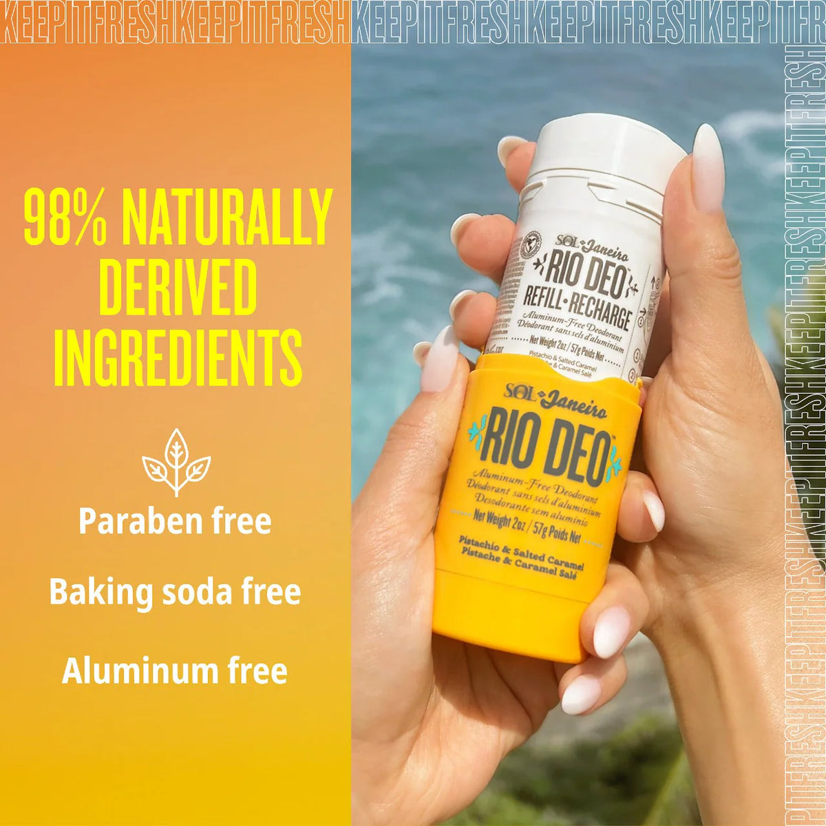 Sol de Janeiro 
Rio Deo Aluminum-Free Refillable Deodorant Cheirosa '62