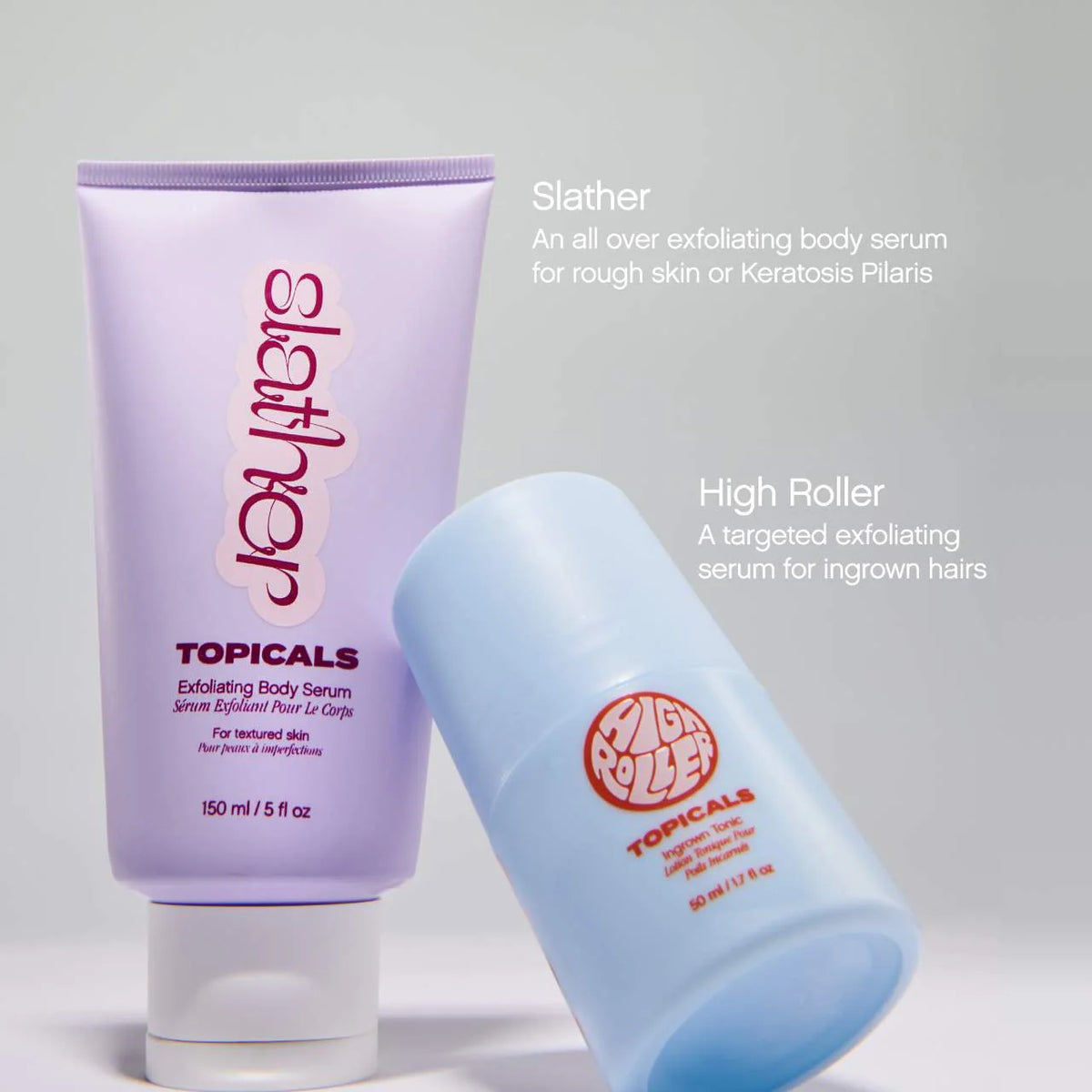 Topicals 
Slather Exfoliating Body Serum with Retinol and AHAs