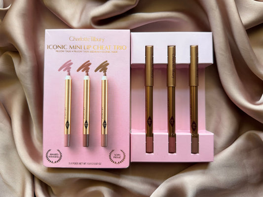 Charlotte Tilbury 
Mini Iconic Lip Cheat Lip Liner Trio (sold seperately)