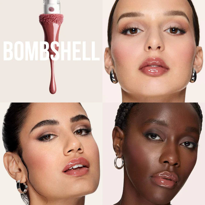 HUDA BEAUTY 
Faux Filler Shiny Lip Gloss ( Without Packaging )