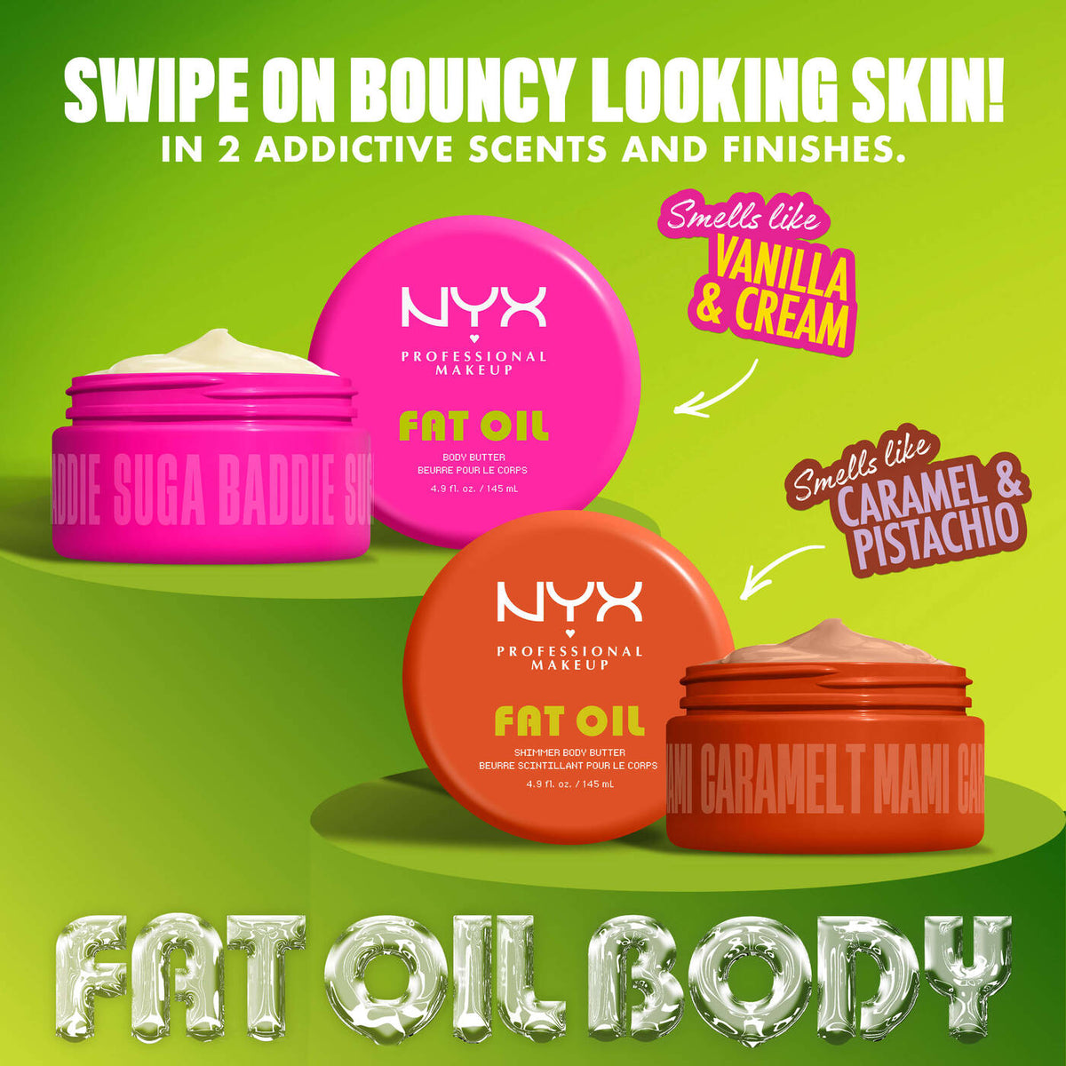 NYX CARAMELT MAMI FAT OIL BODY BUTTER