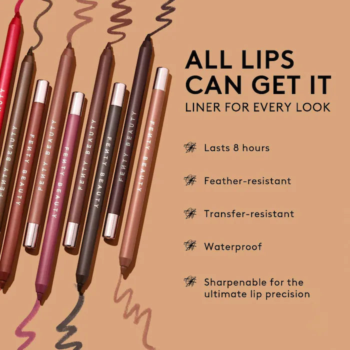 Fenty Beauty by Rihanna 
Trace'd Out Longwear Waterproof Pencil Lip Liner ( without packaging )