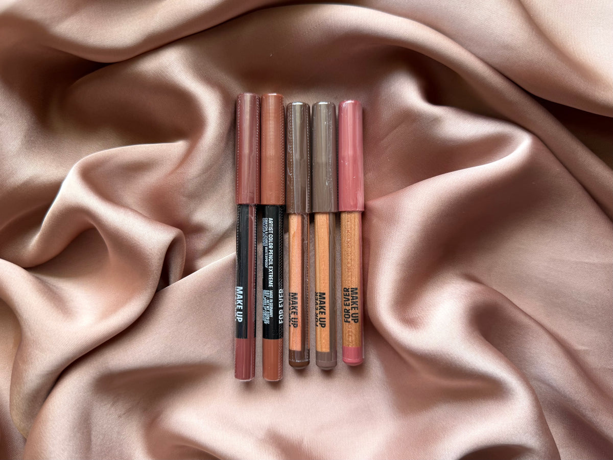 MAKE UP FOR EVER 
Mini Artist Color Pencil Original & Extreme Long-lasting Lip Liner Set