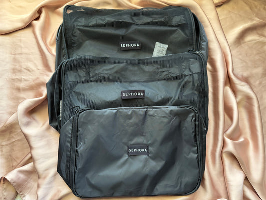 Sephora Luggage Packging Cubes Set