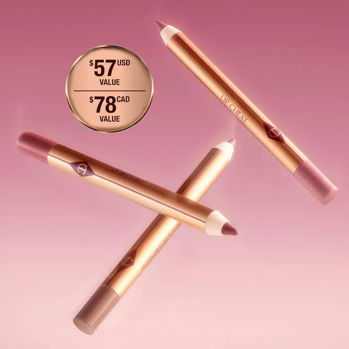 Charlotte Tilbury 
Mini Iconic Lip Cheat Lip Liner Trio (sold seperately)