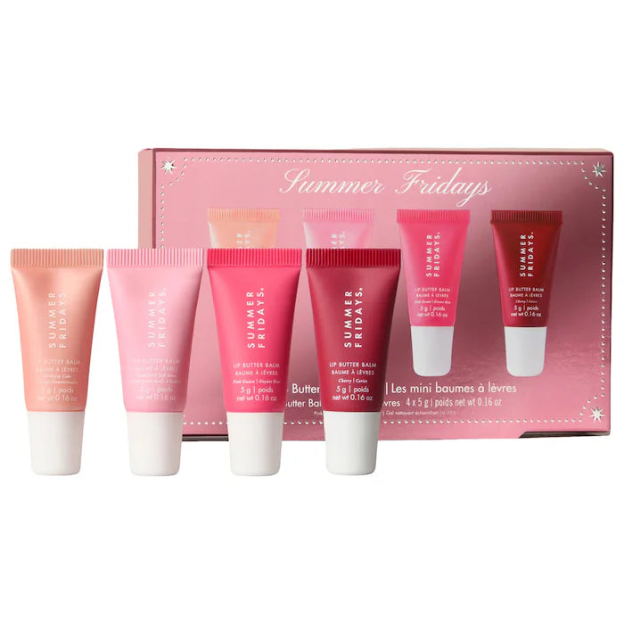 Summer Fridays 
The Lip Butter Balm Minis - Pink Set