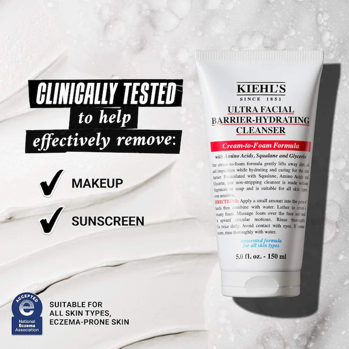 Kiehl's Since 1851 
Ultra Facial Barrier-Hydrating Cleanser