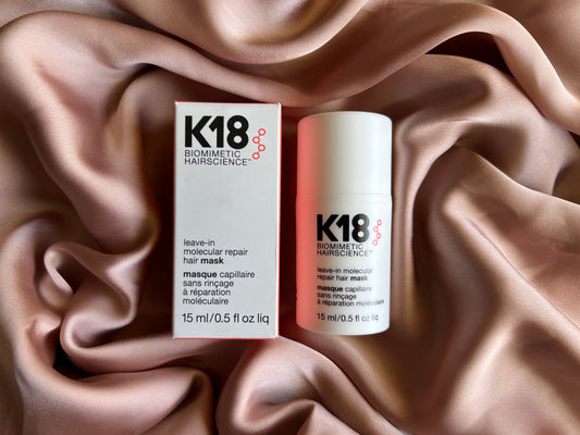K18 Biomimetic Hairscience 
Leave-In Molecular Repair Hair Mask