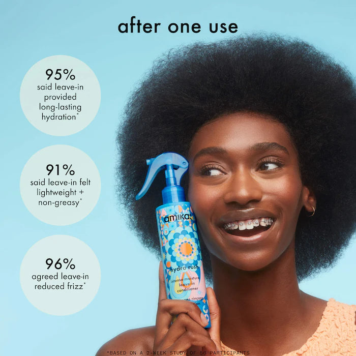 amika 
Hydro Rush Intense Moisture Leave-In Conditioner with Hyaluronic Acid