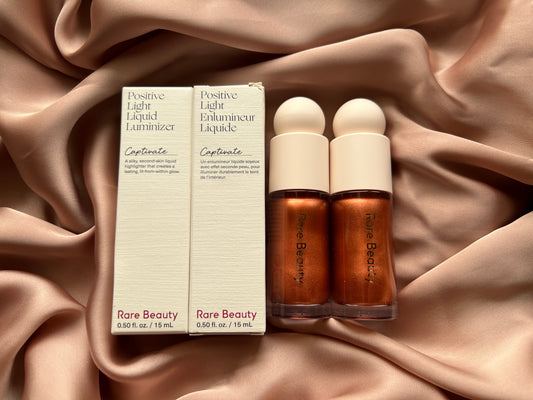 Rare Beauty by Selena Gomez 
Positive Light Liquid Luminizer Highlight