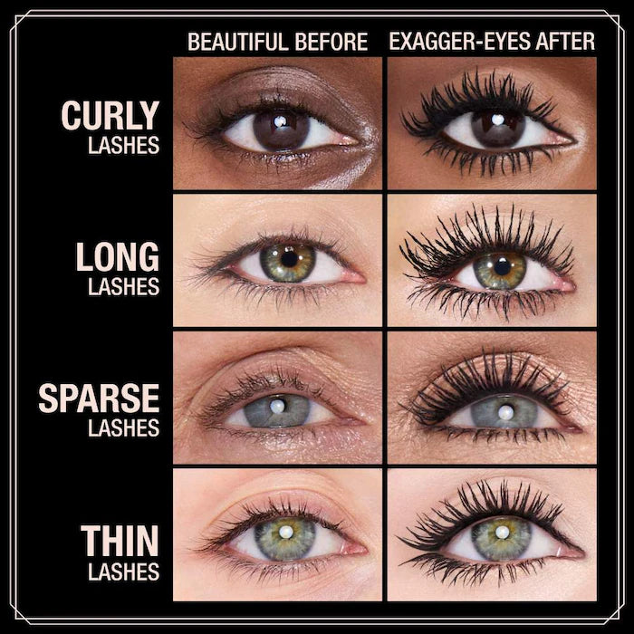 Charlotte Tilbury 
Exagger-eyes Volumizing and Curling Mascara